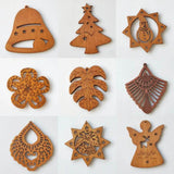 10 pcs Christmas Wooden Jewelry Accessories DIY Earring Necklace Making