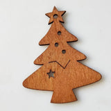 10 pcs Christmas Wooden Jewelry Accessories DIY Earring Necklace Making