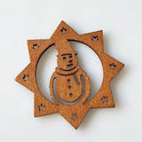 10 pcs Christmas Wooden Jewelry Accessories DIY Earring Necklace Making