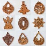 10 pcs Christmas Wooden Jewelry Accessories DIY Earring Necklace Making
