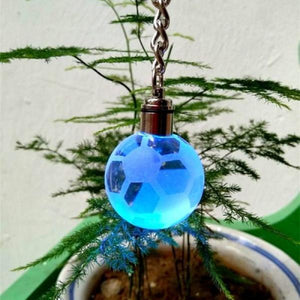 Crystal Led Light Keychain Car Key Chain Key Ring for Sportsman Gift