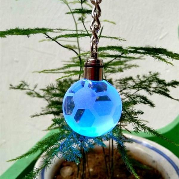 Crystal Led Light Keychain Car Key Chain Key Ring for Sportsman Gift