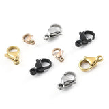 100Pcs Silver Plated Lobster Clasp Hooks for Jewelry Making