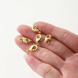 5mm Lobster Clasps for Jewelry Making DIY - 14k&18k Plated Fittings
