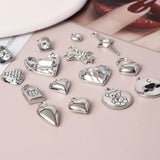 10pcs Silver Pendant Charms for Jewelry Making