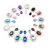 10Pcs Crystal Rhinestone Brooch DIY Wedding Invitation Decoration