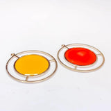 Clear Resin Eardrop Pendant Charms Necklace 10pcs