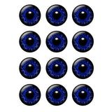 12 Pairs Doll Eyes Chips 14mm Thin Glass Eye for Blythe Doll DIY Jewelry Making