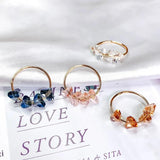 Round Rhinestone Loop Eardrop Pendant Charms Necklace Accessories