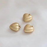 10pcs Love Heart Acrylic Pendant Charms for Jewelry Making