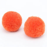 50pcs 30mm Fluffy Pompons Balls DIY Craft Sewing Jewelry Finding