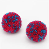 50pcs 30mm Fluffy Pompons Balls DIY Craft Sewing Jewelry Finding