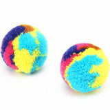 50pcs 30mm Fluffy Pompons Balls DIY Craft Sewing Jewelry Finding