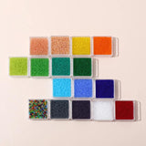 Matte Colored Clear Glass Rice Beads - DIY Necklace Hair Accessories Material