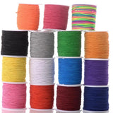 100M 1mm DIY Elastic Colored Rope Buddha Beads Beading Line Rubber Band