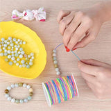 100M 1mm DIY Elastic Colored Rope Buddha Beads Beading Line Rubber Band