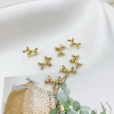 18K Plated Sausage Dog Pendant DIY Necklace Bracelet Earrings Accessory