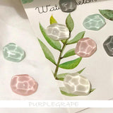 Translucent Water Wave Resin Earring Accessories 10pcs