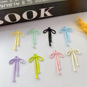10pcs Macaron Colorful Butterfly Pendant Base Jewelry Making Findings