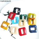 Geometric Marble Pendant Earrings DIY Accessory 6 Pack