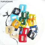 Geometric Marble Pendant Earrings DIY Accessory 6 Pack