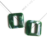Geometric Marble Pendant Earrings DIY Accessory 6 Pack
