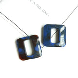 Geometric Marble Pendant Earrings DIY Accessory 6 Pack