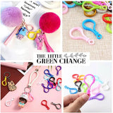 10pcs Colorful Safety Pins Brooch Blank Base 3 Holes Pins Jewelry Making