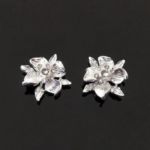 10 PCS Rhinestone Flowers for DIY Jewelry Making