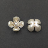 10 PCS 21mm Crystal Rhinestone Flowers Brooch Hair Accessories