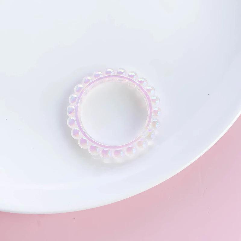 Acrylic Round Loop Pendant Earring Charms DIY Jewelry Making 8pcs