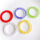 Acrylic Round Loop Pendant Earring Charms DIY Jewelry Making 8pcs