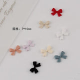100pcs Japanese Bow Net Red Nail Charms Diy Nail Decoration