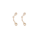 10pcs Rhinestone Inlaid Constellation Pendant Charms