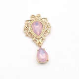 10pcs Shield Alloy Pendant Headgear Wedding Material Invitation Decoration