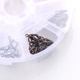 Metal Accessories Set Lobster Clasp Earrings Hook Loop Box