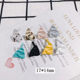 10pcs Spring and Morandi Triangle Earrings DIY Material Accessories