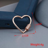 DIY Handicraft Spiral Lock Accessories Jewelry Supplies for Pendant Chains