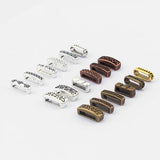 20pcs Flat Slider Beads Spacer for Flat Leather Cord Jewelry Accessories