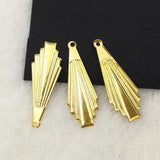 100 PCS Antique Bronze Filigree Flowers Slice Charms Base Jewelry DIY