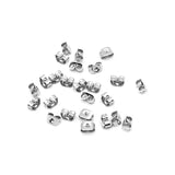 200pcs Earring Back Stud Settings Butterfly Stopper Cap Earplug