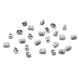 200pcs Earring Back Stud Settings Butterfly Stopper Cap Earplug