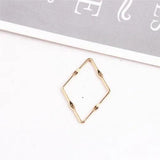 DIY Alloy Geometric Love Earring Hand Chain Pendant