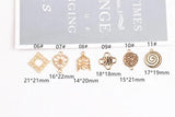 DIY Alloy Geometric Love Earring Hand Chain Pendant