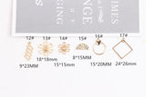DIY Alloy Geometric Love Earring Hand Chain Pendant