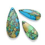 Natural Stone Water Drop Pendant Earring For Jewelry Making