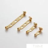 18k Copper Plated Safety Brooch Pin Buckle DIY Hand Accessory Material