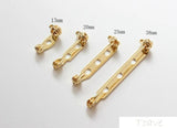 18k Copper Plated Safety Brooch Pin Buckle DIY Hand Accessory Material