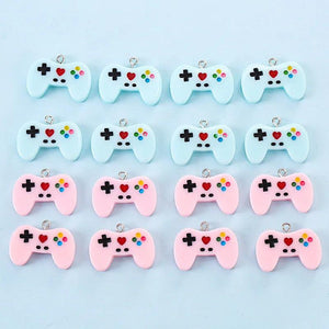 10pcs 3D Gamepad Charms Resin Earrings Pendant DIY Crafts