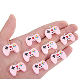 10pcs 3D Gamepad Charms Resin Earrings Pendant DIY Crafts